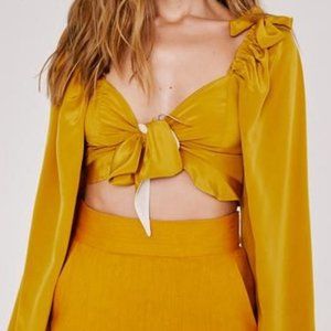 Kini Crop by Stone Cold Fox in Mustard